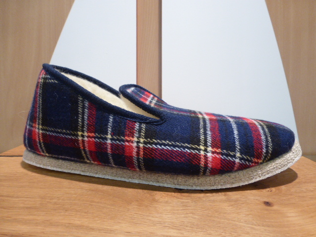 Atelier Charentaises Blaise marine +Patin gomme