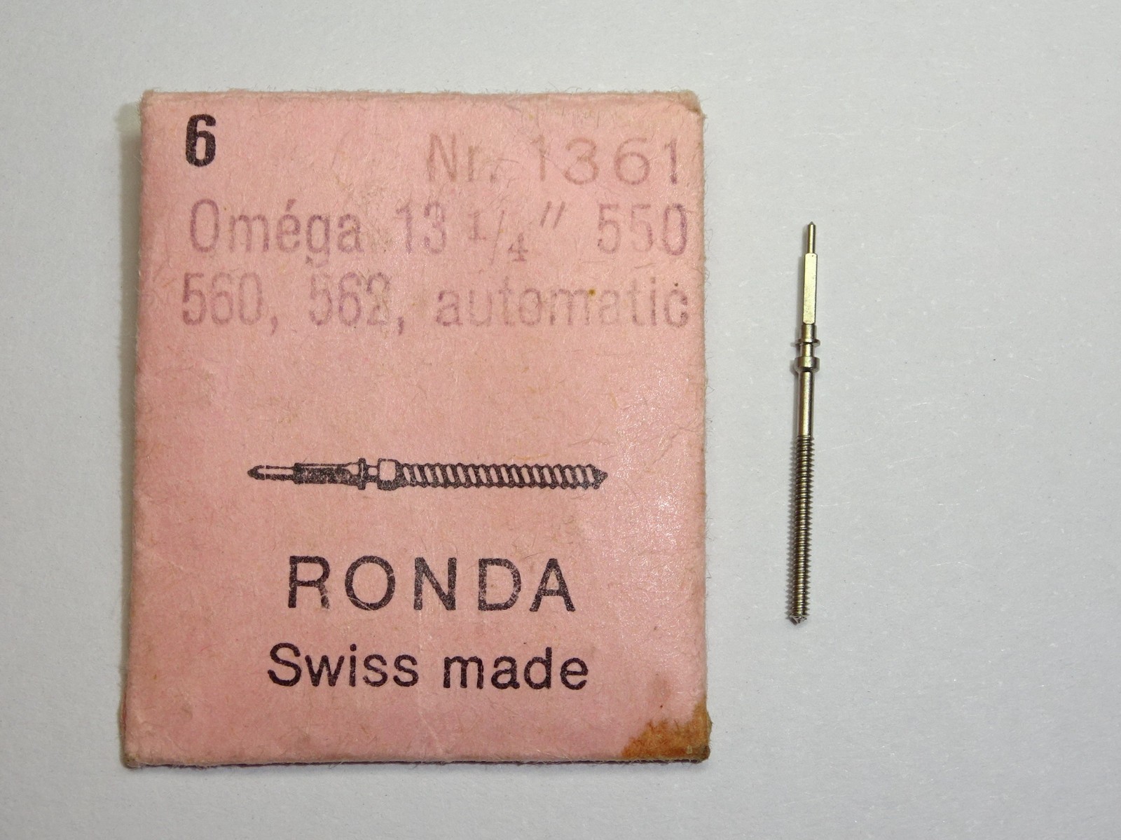 Omega winding stem 550 551 552 560 561 562 / Ronda 1361