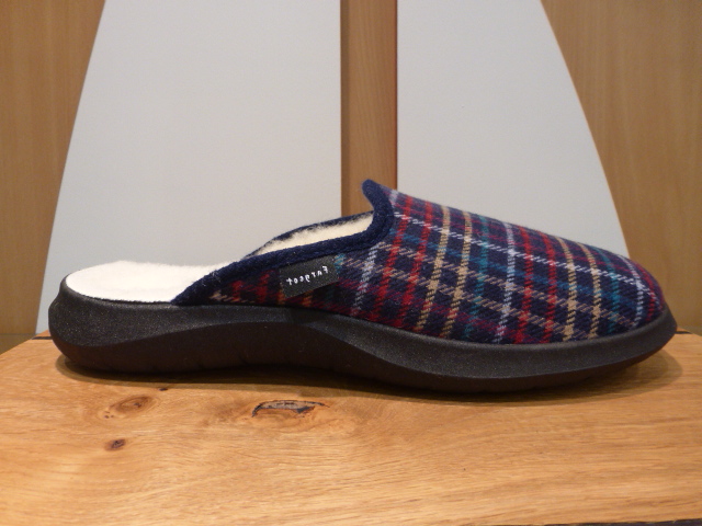 Fargeot Mule écossais marine