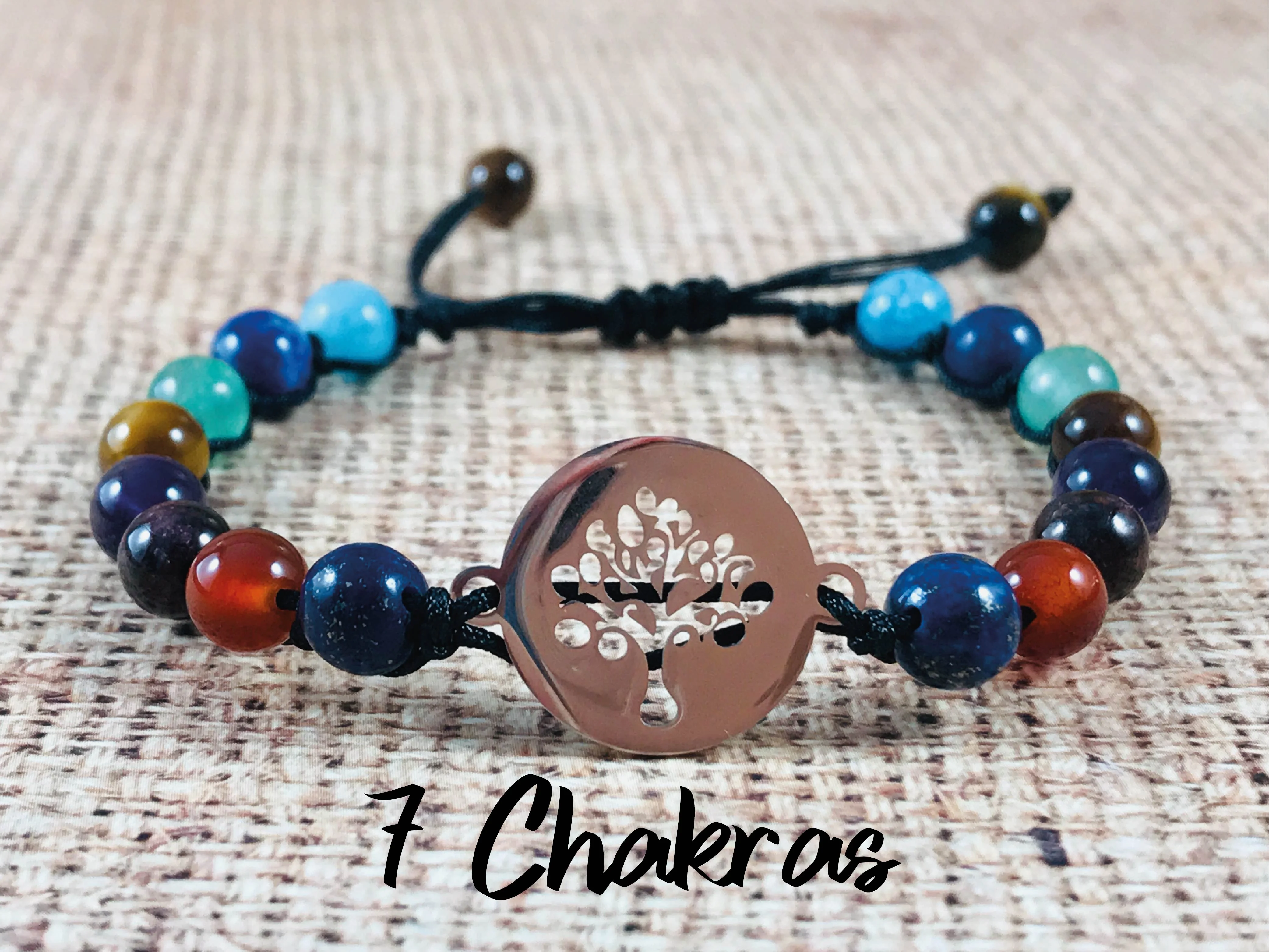 Bracelet 7 Chakras - Arbre de Vie