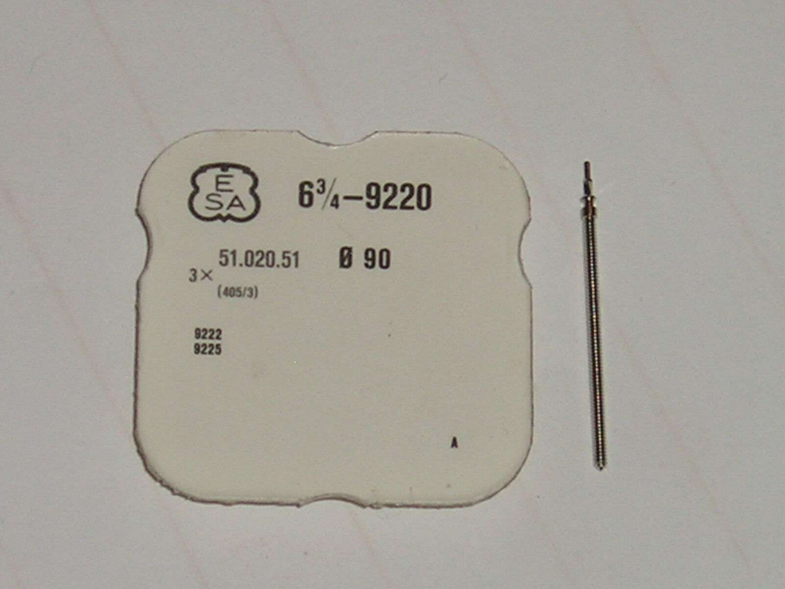 ESA winding stem 9220 9222 9225 / Tissot 2036 Eterna 703 707 Certina 703 Zodiac 117 Mido 703