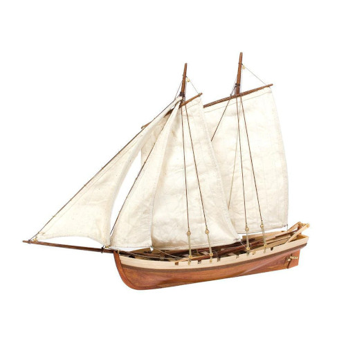 BATEAU MAQUETTE EN BOIS AUXILIAR BOUNTY 44 CM