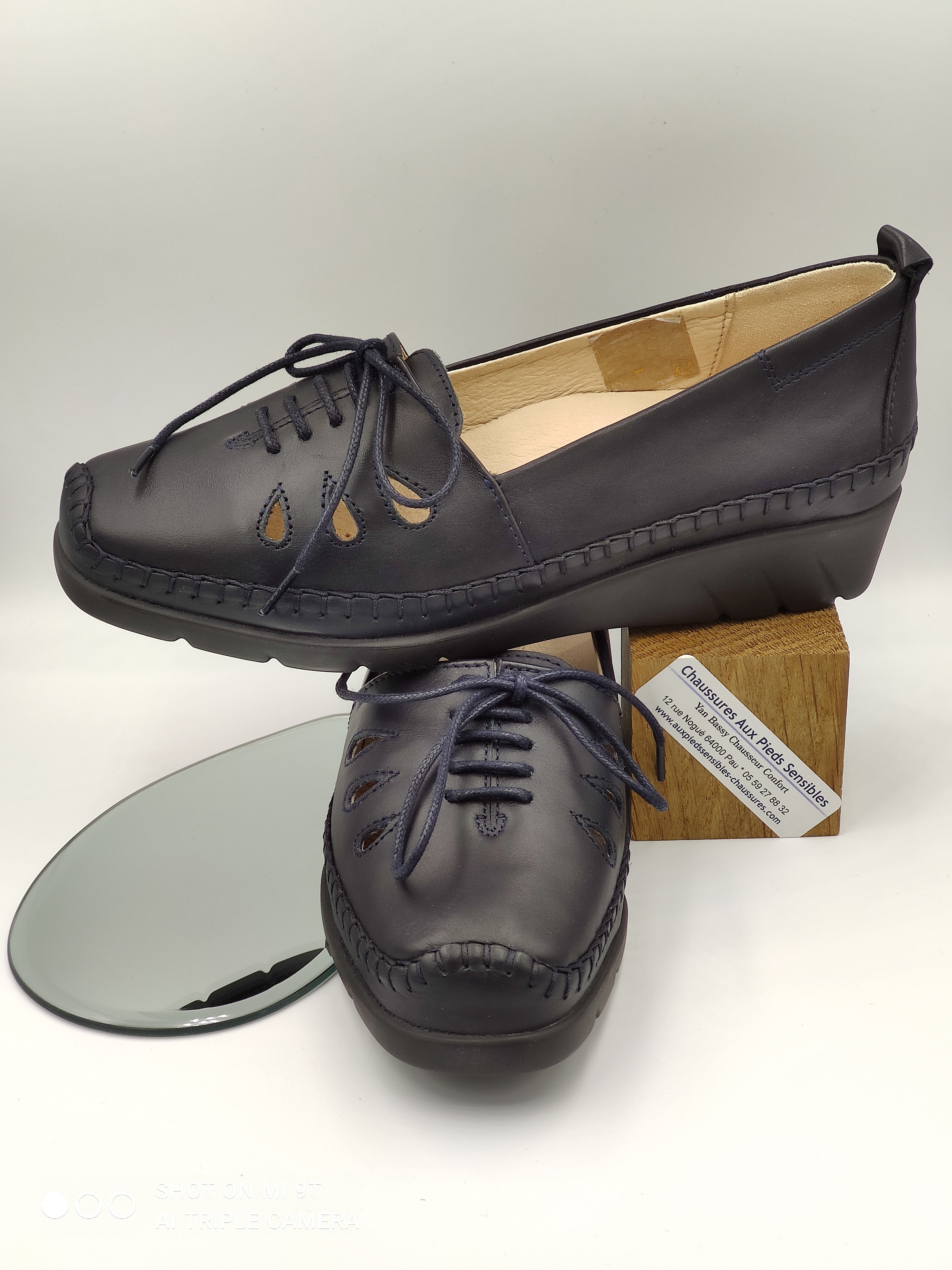 📌 Mocassins LUXAT EMLU bleu marine