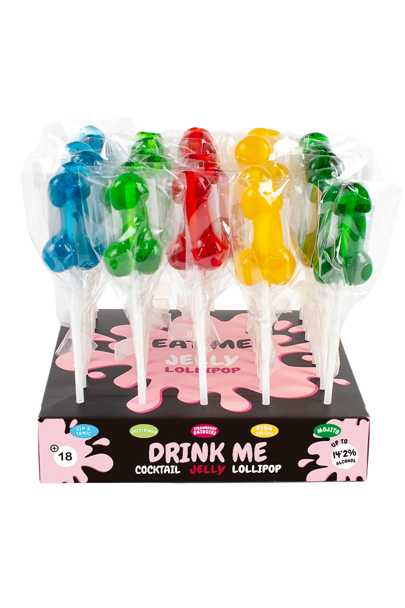 Sucette pénis Cocktail avec alcool