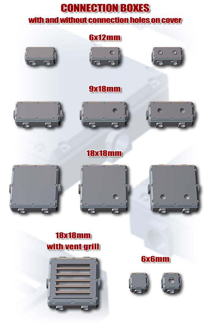 Connection boxes  (x2) - Hardware mayhem - EnCobertura