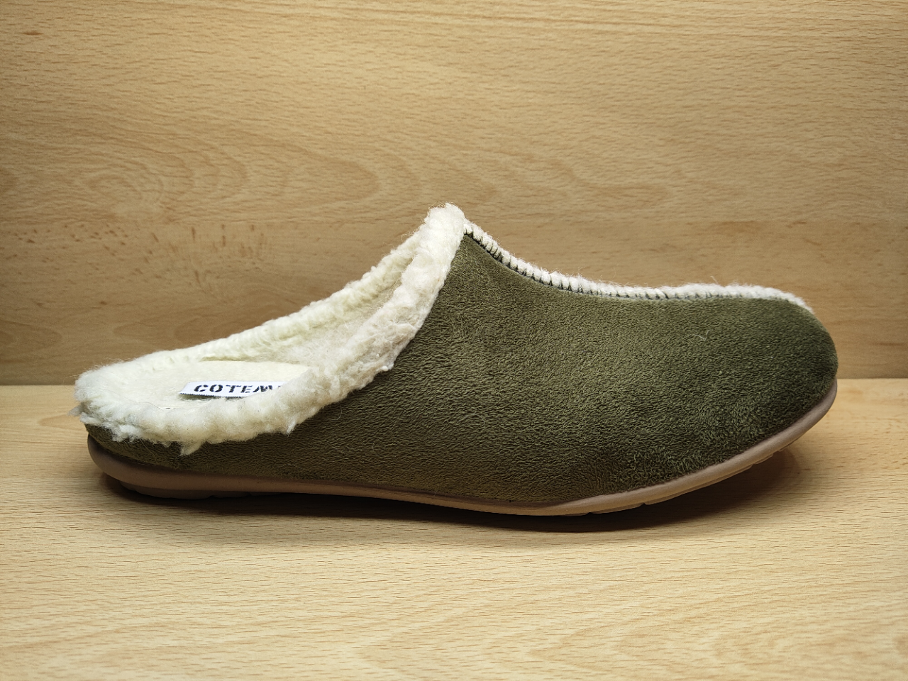 📌 Chausson Mule COTEMER Ramito Kaki