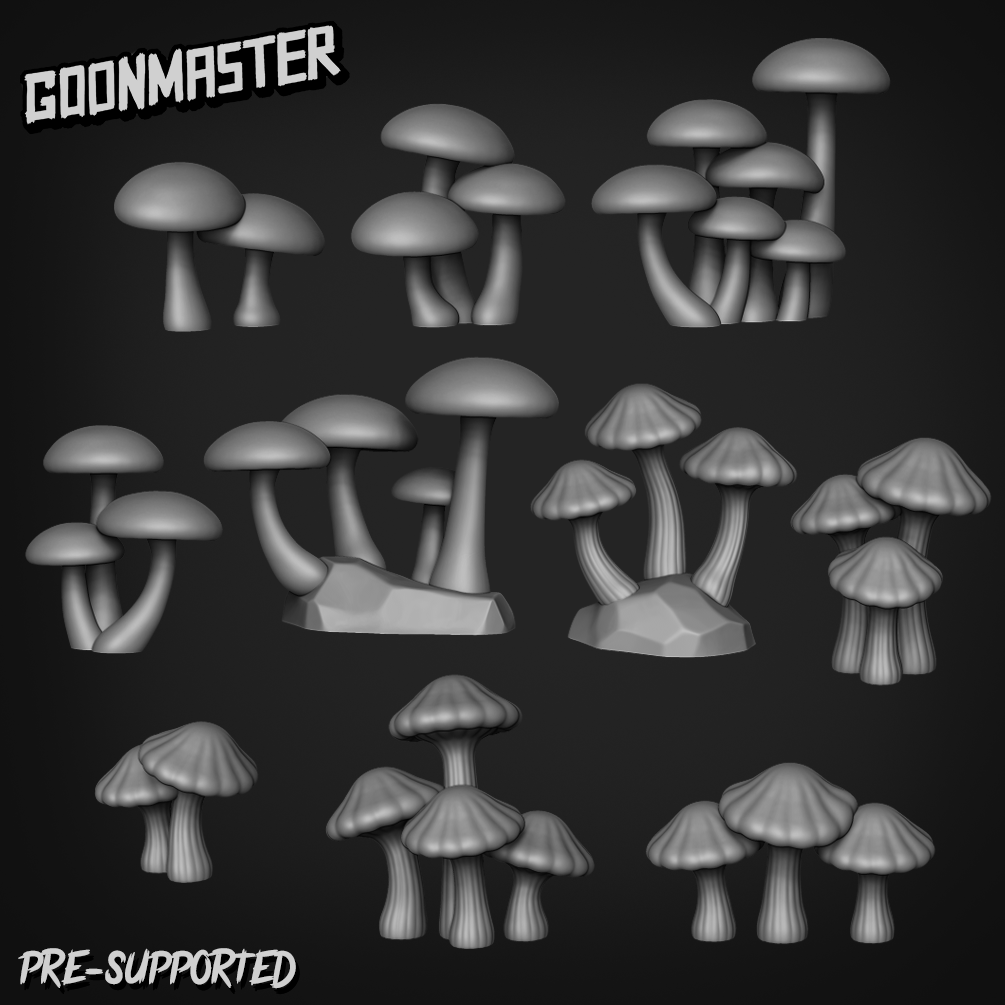 Basing Bits 35 - Button Mushrooms - GoonMaster