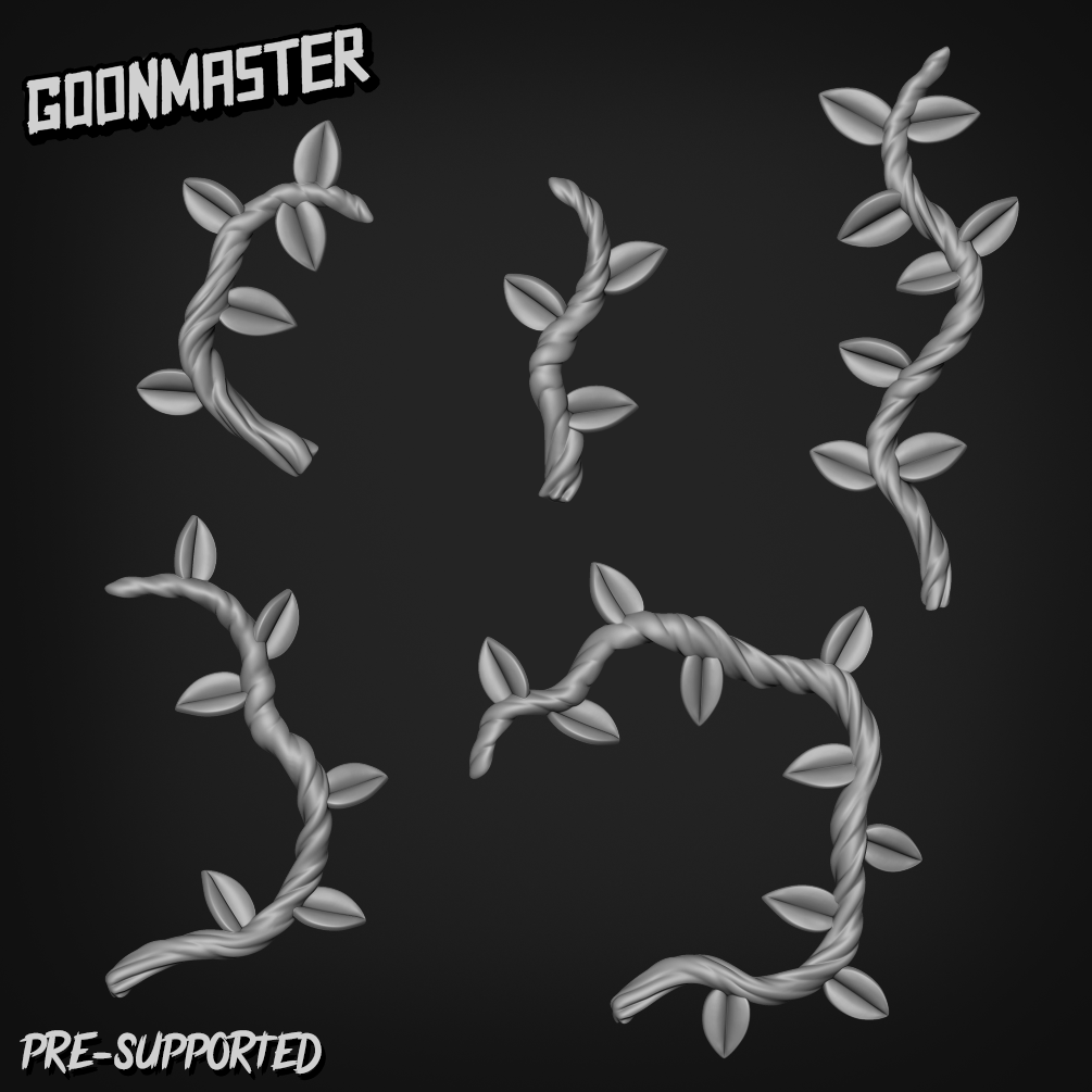 Basing Bits 41 - Leafy Vines (x10) - GoonMaster