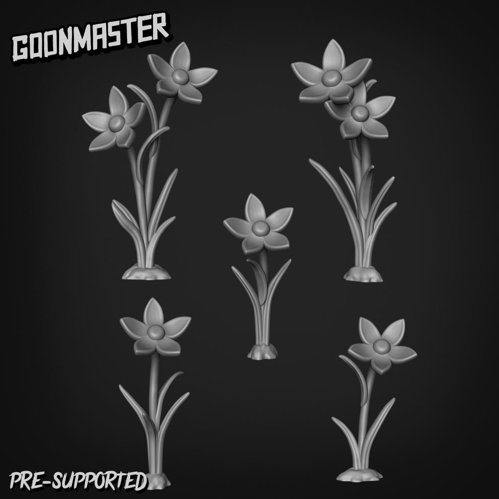 Basing Bits 66 - Flowers (x10) - GoonMaster
