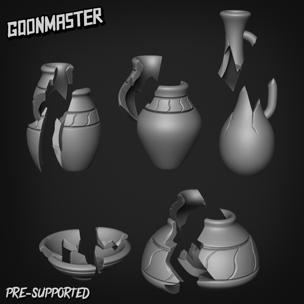 Basing Bits 70 - Broken Pottery - GoonMaster