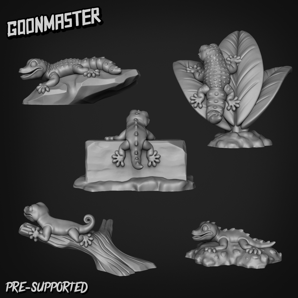 Basing Bits 79 - Cute Lizards - GoonMaster