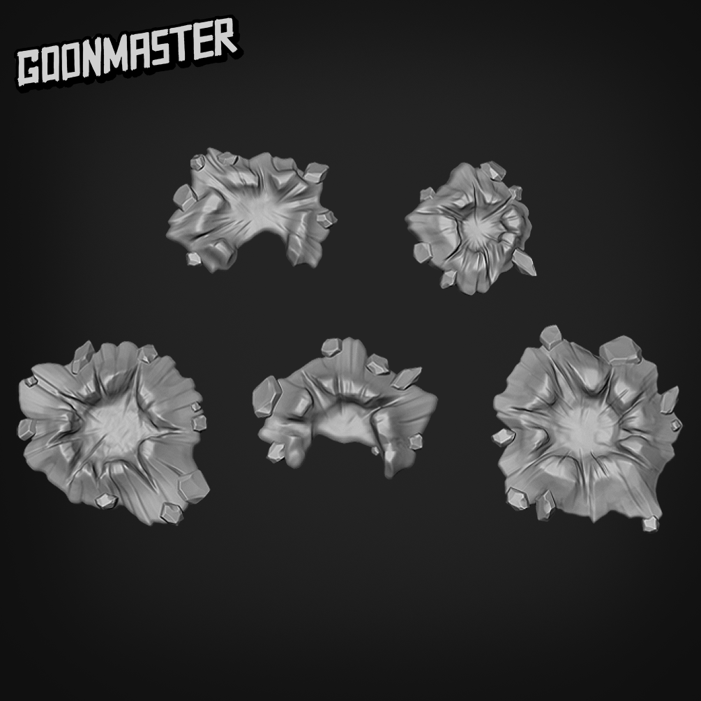 Basing Bits 94 - Craters (x10) - GoonMaster