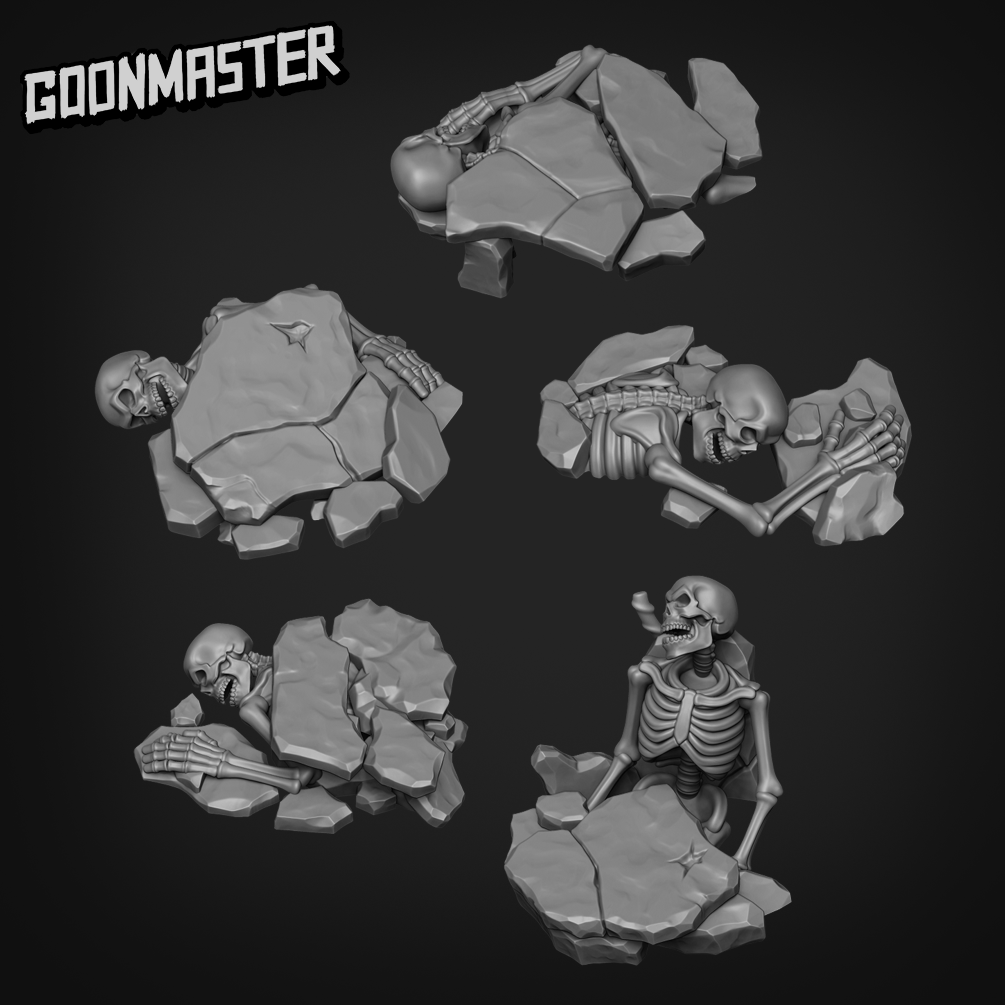 Basing Bits 95 - Crushed Skeletons - GoonMaster