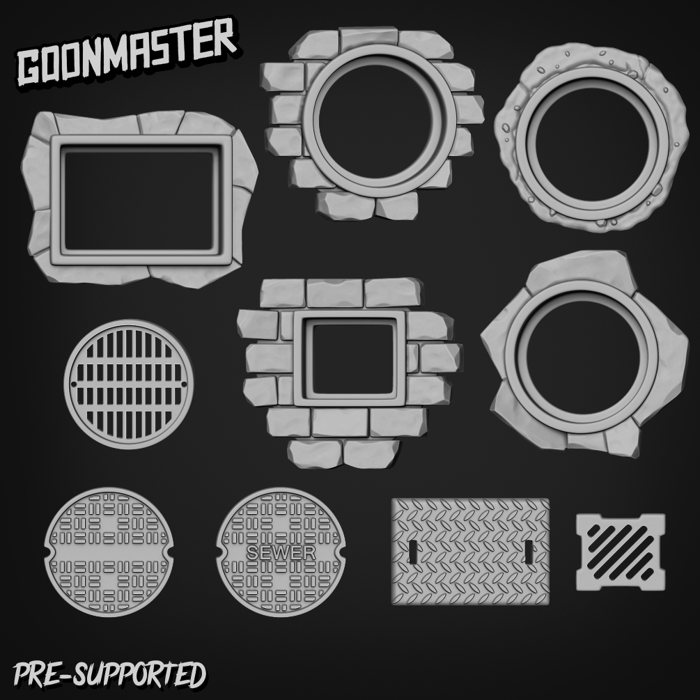 Basing Bits 116 - Manhole Covers - GoonMaster 