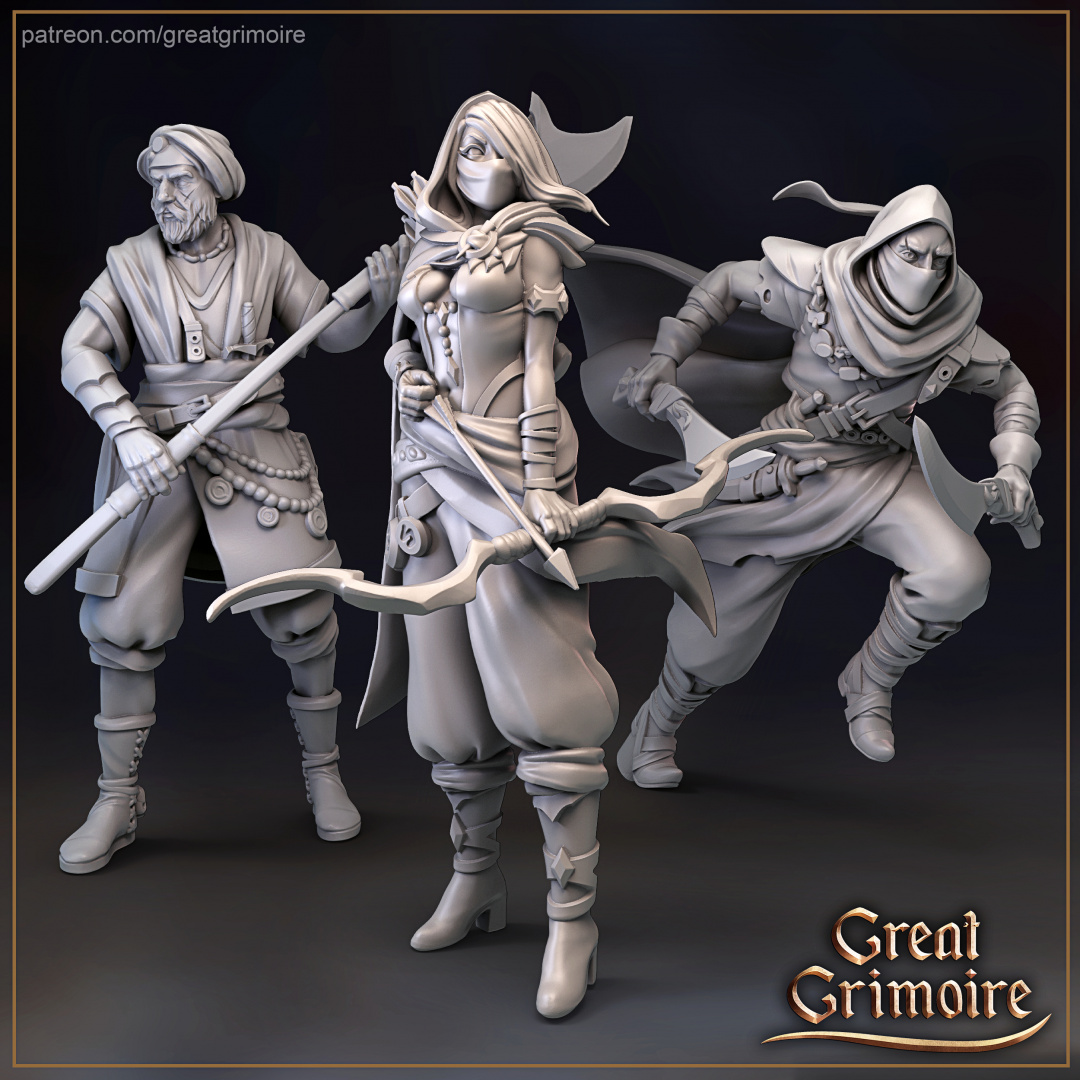 Sand Mercenaries (pack) - Great Grimoire
