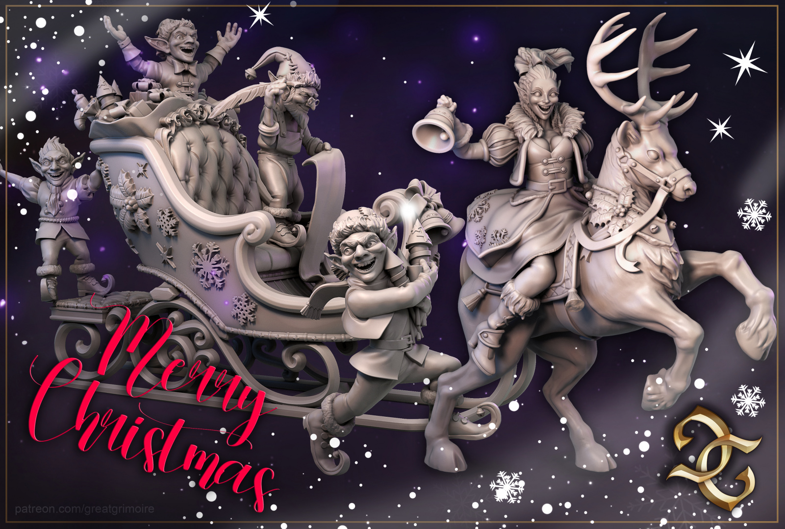  Christmas carriage - Great Grimoire