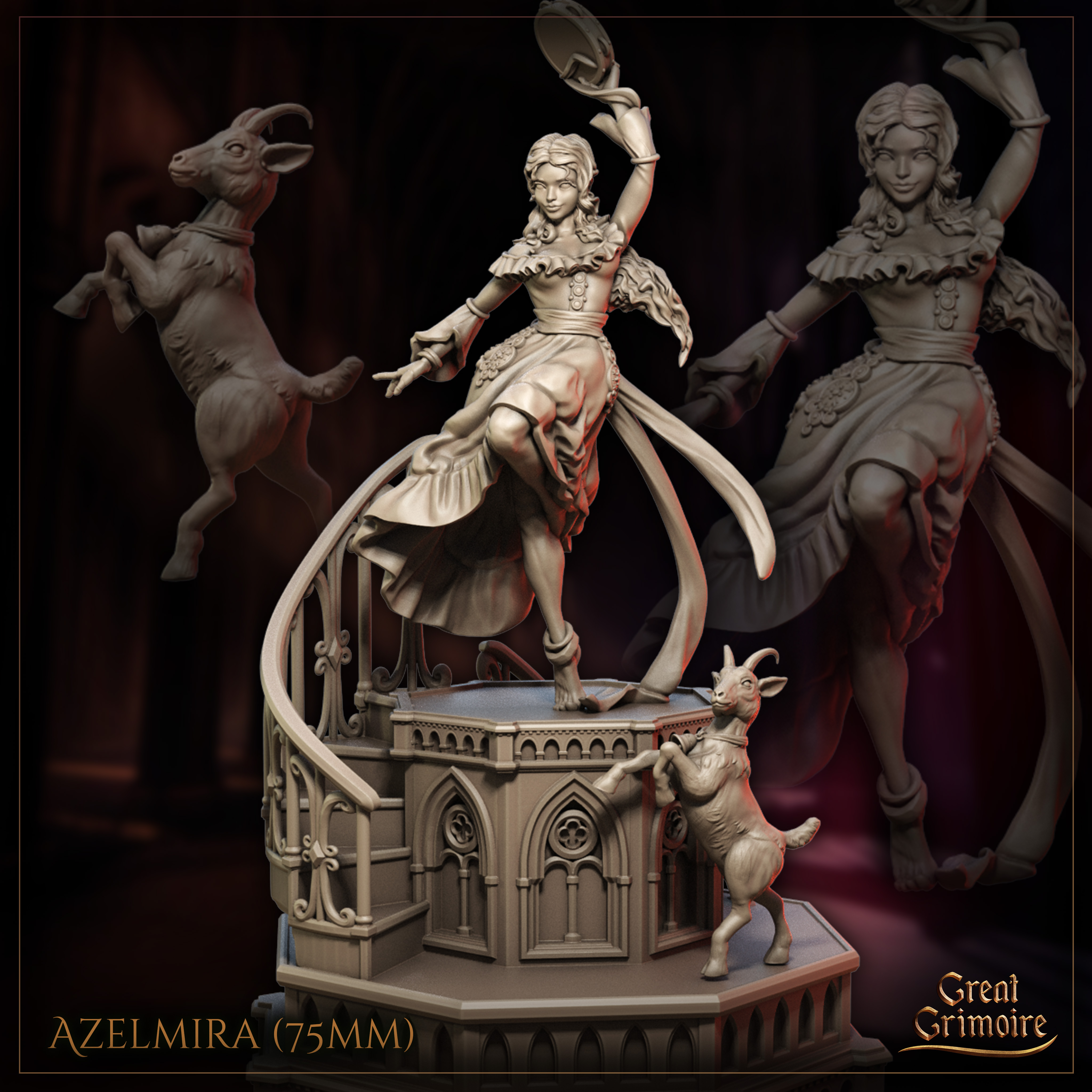 Azelmira (75mm) - Great Grimoire  