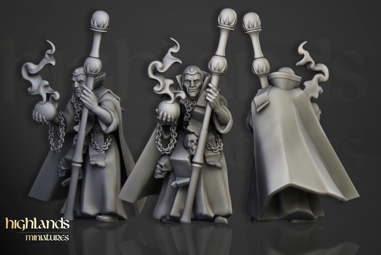 Mage of Darkness - Houses of Magic - Wizards of the Empire of Sun - Highlands Miniatures
