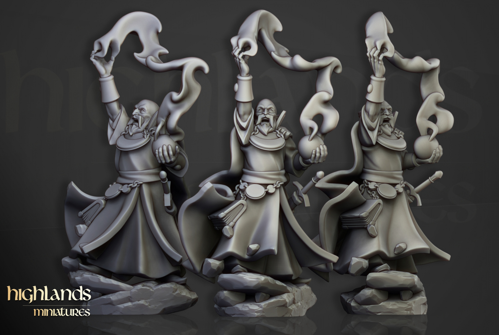 Mage of Cosmology - Houses of Magic - Wizards of the Empire of Sun - Highlands Miniatures