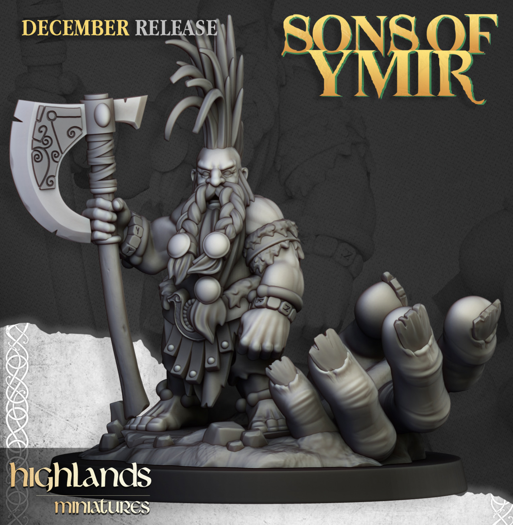 Dwarf Giantseeker : Oiin- Highlands Miniatures