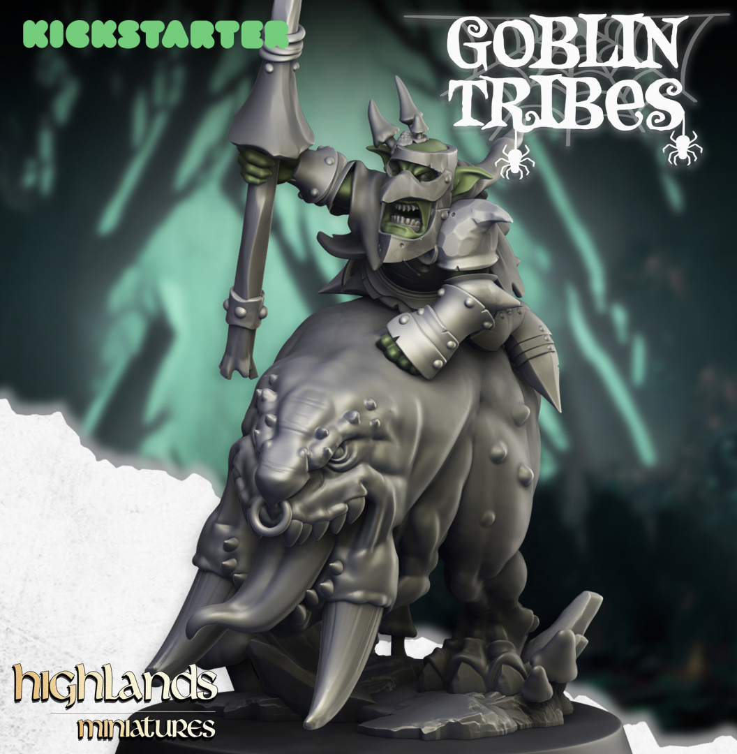 The Goblin Leader - Highlands Miniatures
