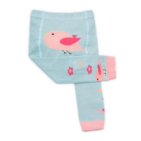 Legging "oiseau sur bleu"