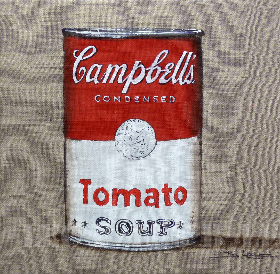 .Campbell's soup 30x30cm 
