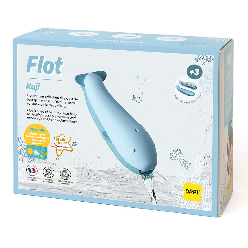 JOUET DE BAIN AVEC BROSSE ET ARROSEUR BALEINE