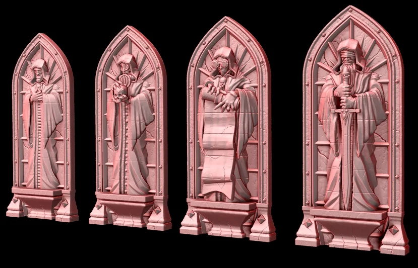 Bas reliefs - MonsieurBlackMaw