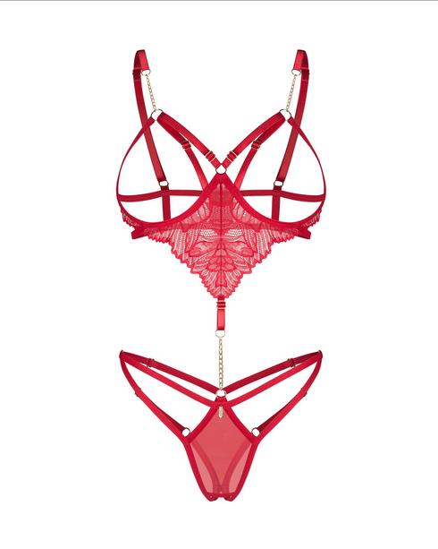 Matildea Body rouge ouvert - Obssesive