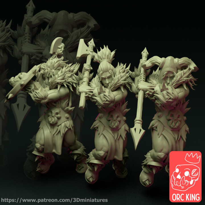 Guerriers nordiques pose 1 - Orc King