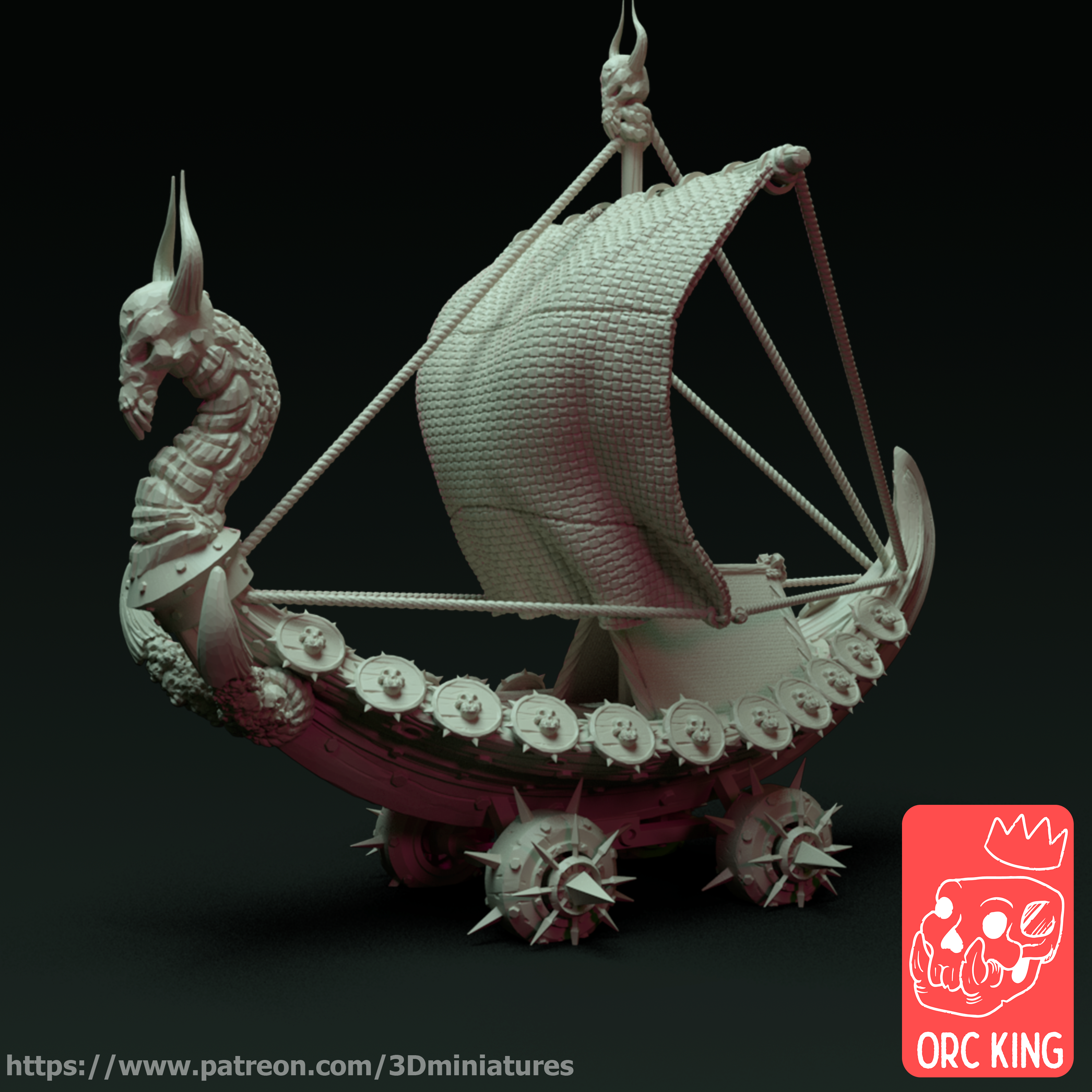 Drakkar de siège- Orc King