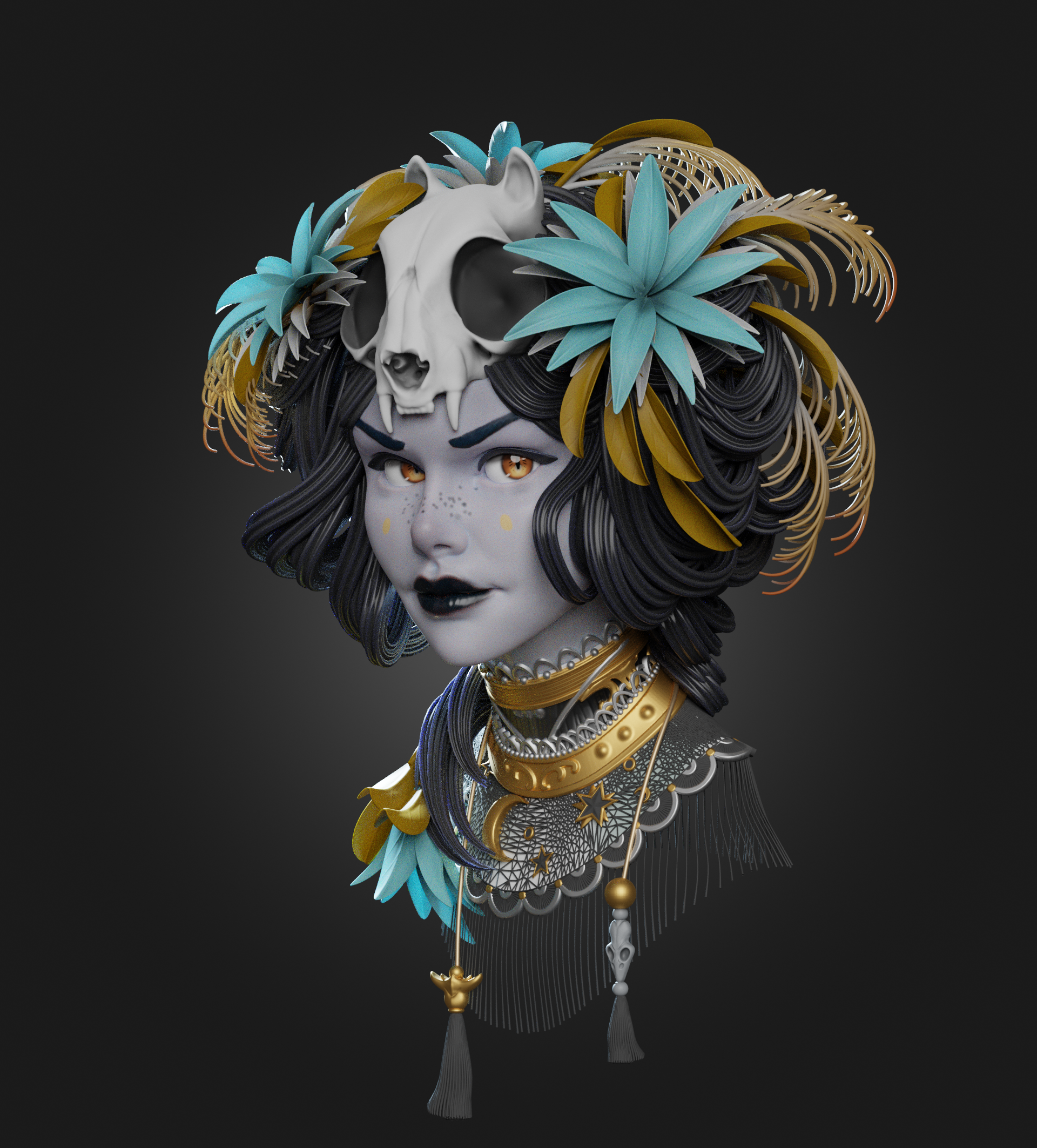 Night Cat Witch - Maria Dimova X RNestudio 