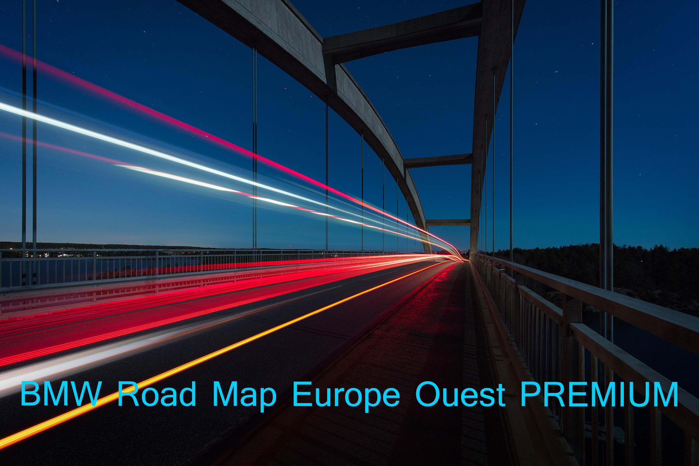 PRU1|Clé USB GPS BMW Road Map Europe Ouest Premium 2025-2