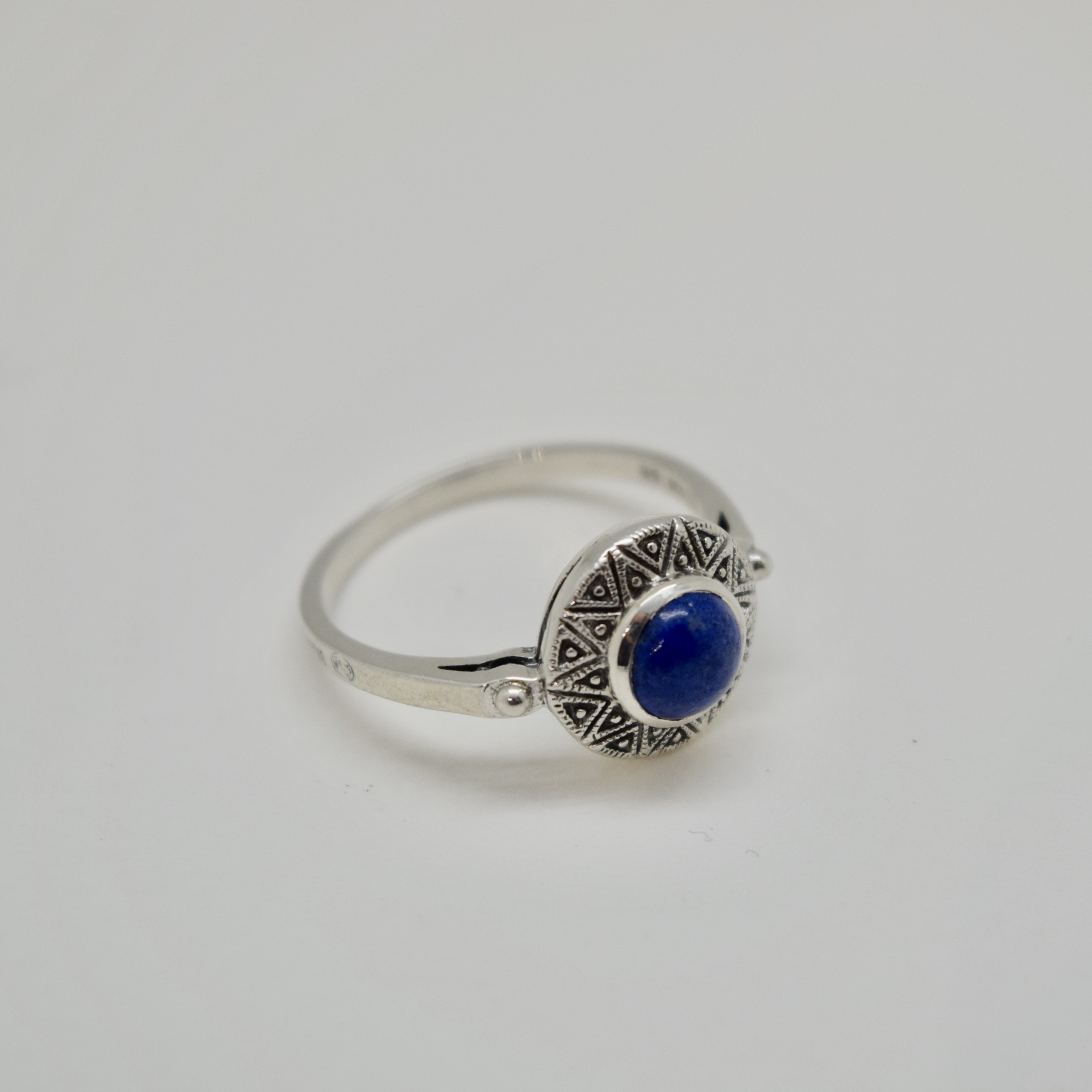BAGUE LAPIS LAZULI ARGENT 925