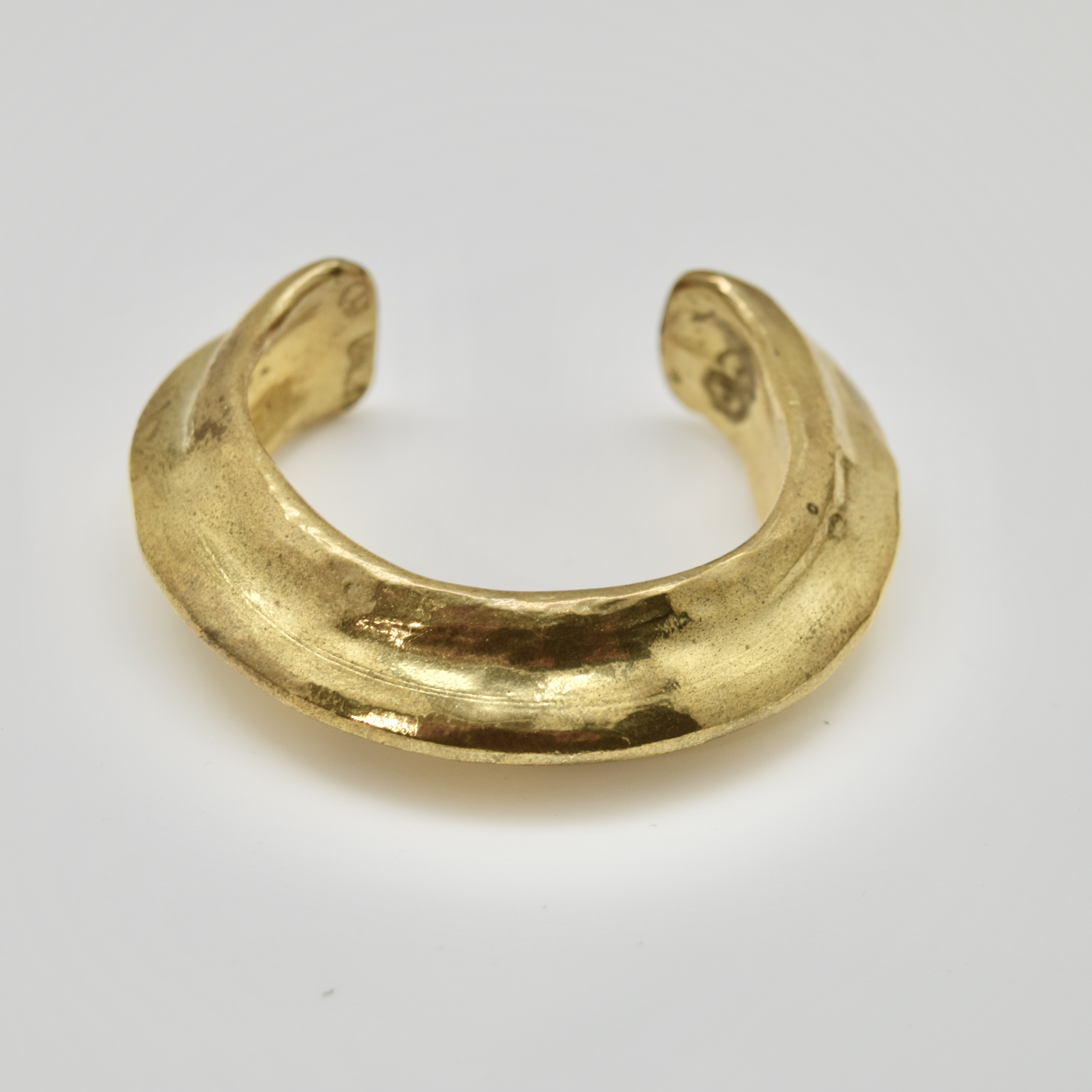 MANCHETTE  JONC EN BRONZE - BIJOU DE CRÉATEUR ARTISAN D'ART