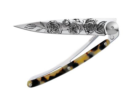 Deejo 37g, Tortue foncée / Roses