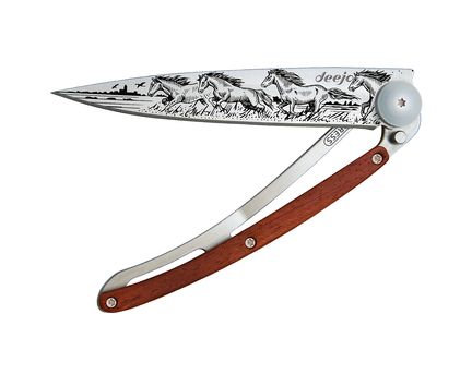 Deejo 37g, Bois corail / Chevaux sauvages