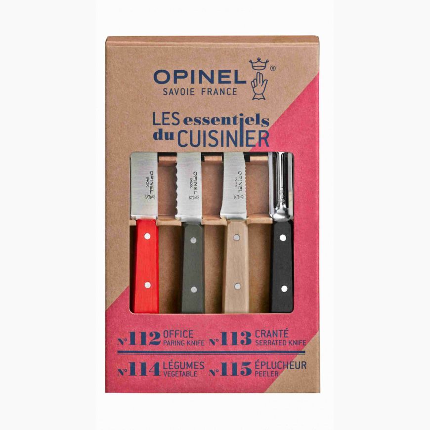 Coffret 4 couteaux Les Essentiels Loft Opinel