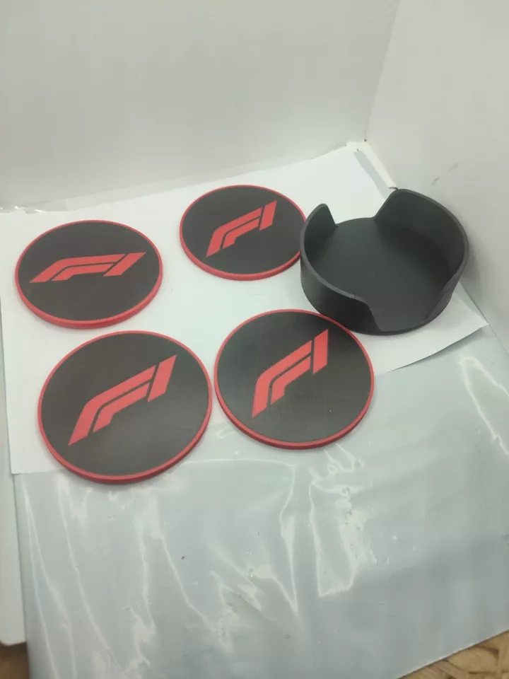 Dessous De Verre Formule 1 Lot De 4 F1