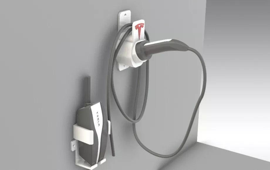 Support De Chargeur Tesla, Mural Tesla, Base De Charge, Station D'accueil Prise
