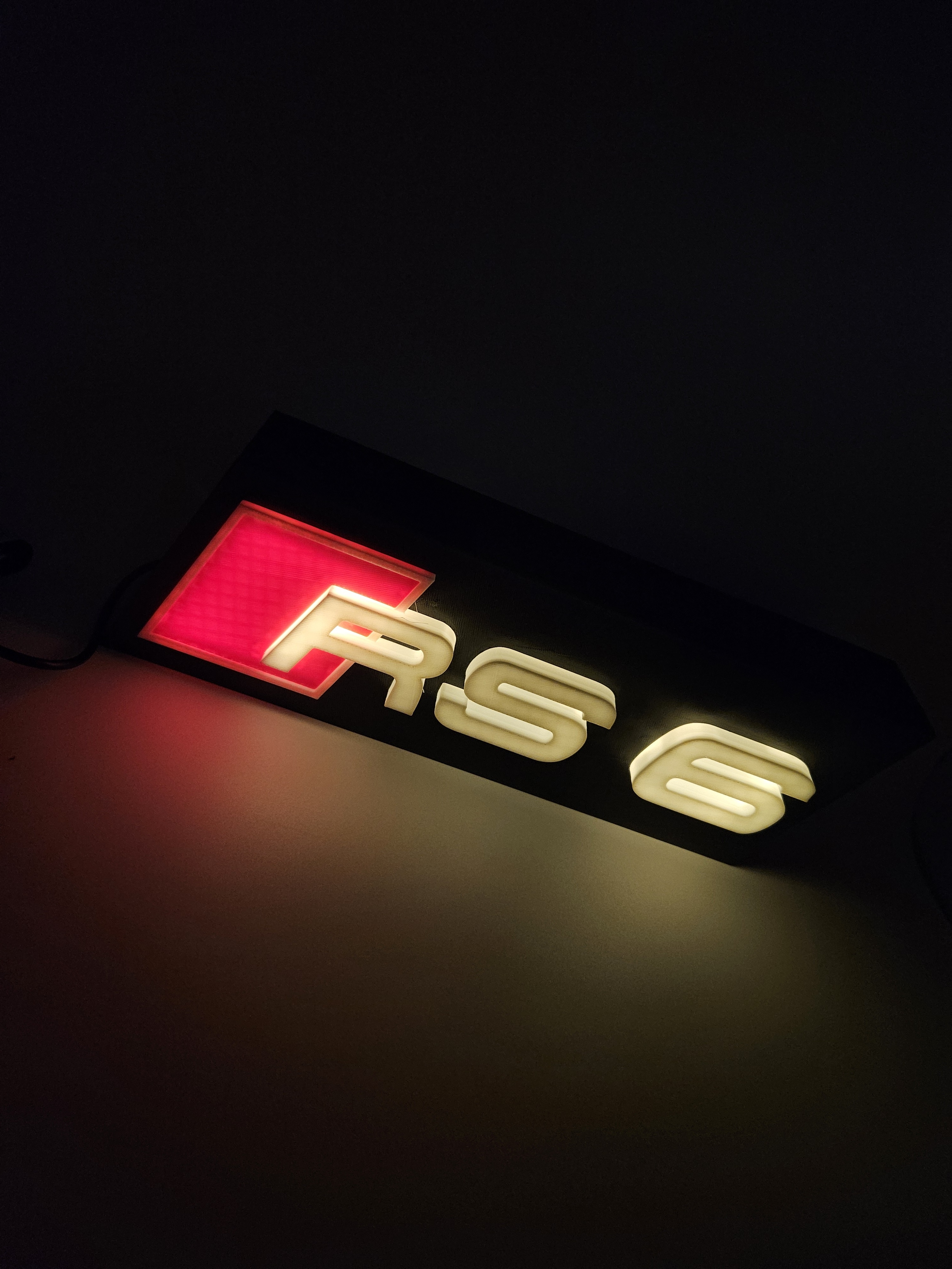 Lampe Logo  audi RS6 