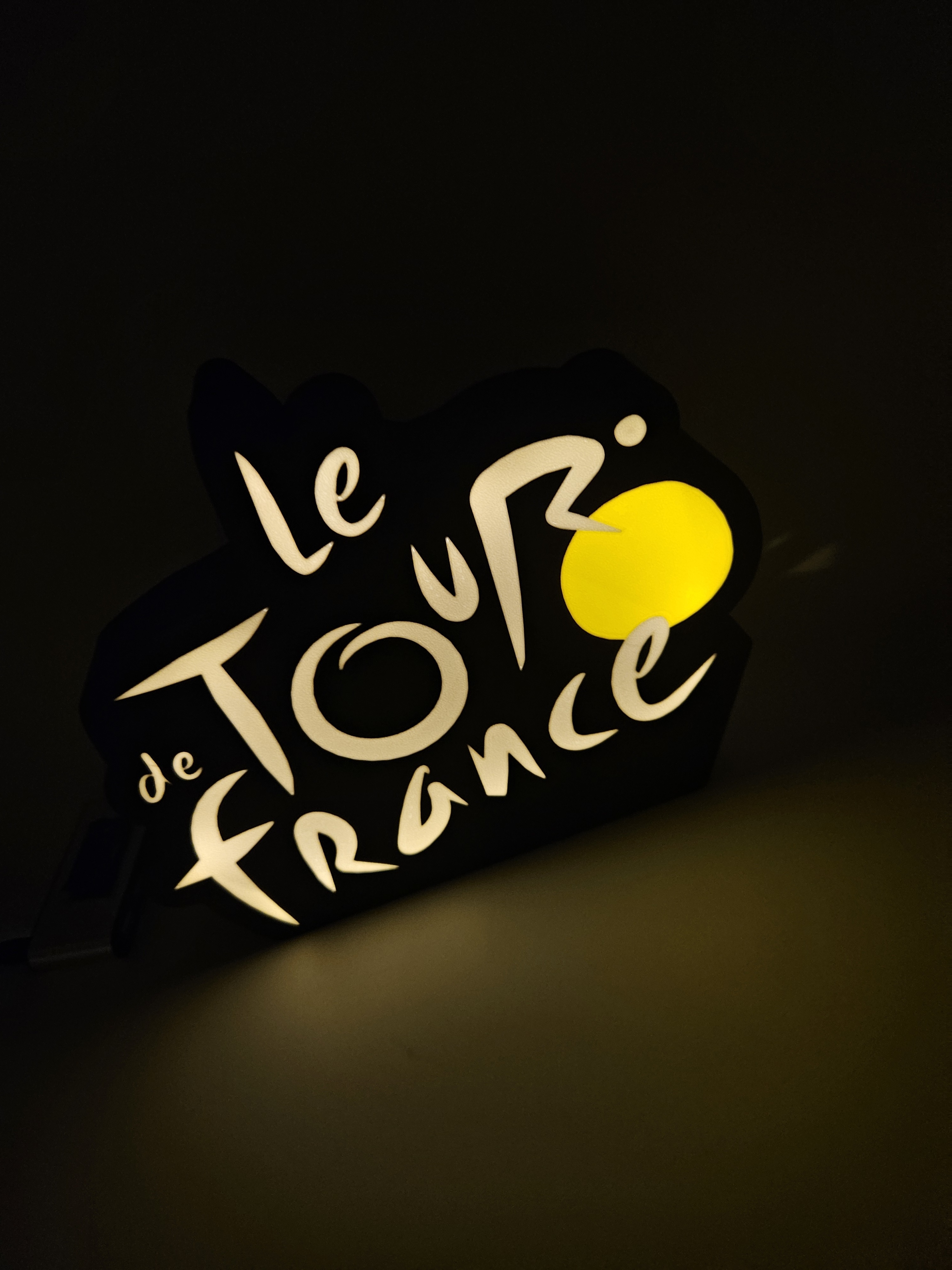 Lampe lumineuse à led tour de France 