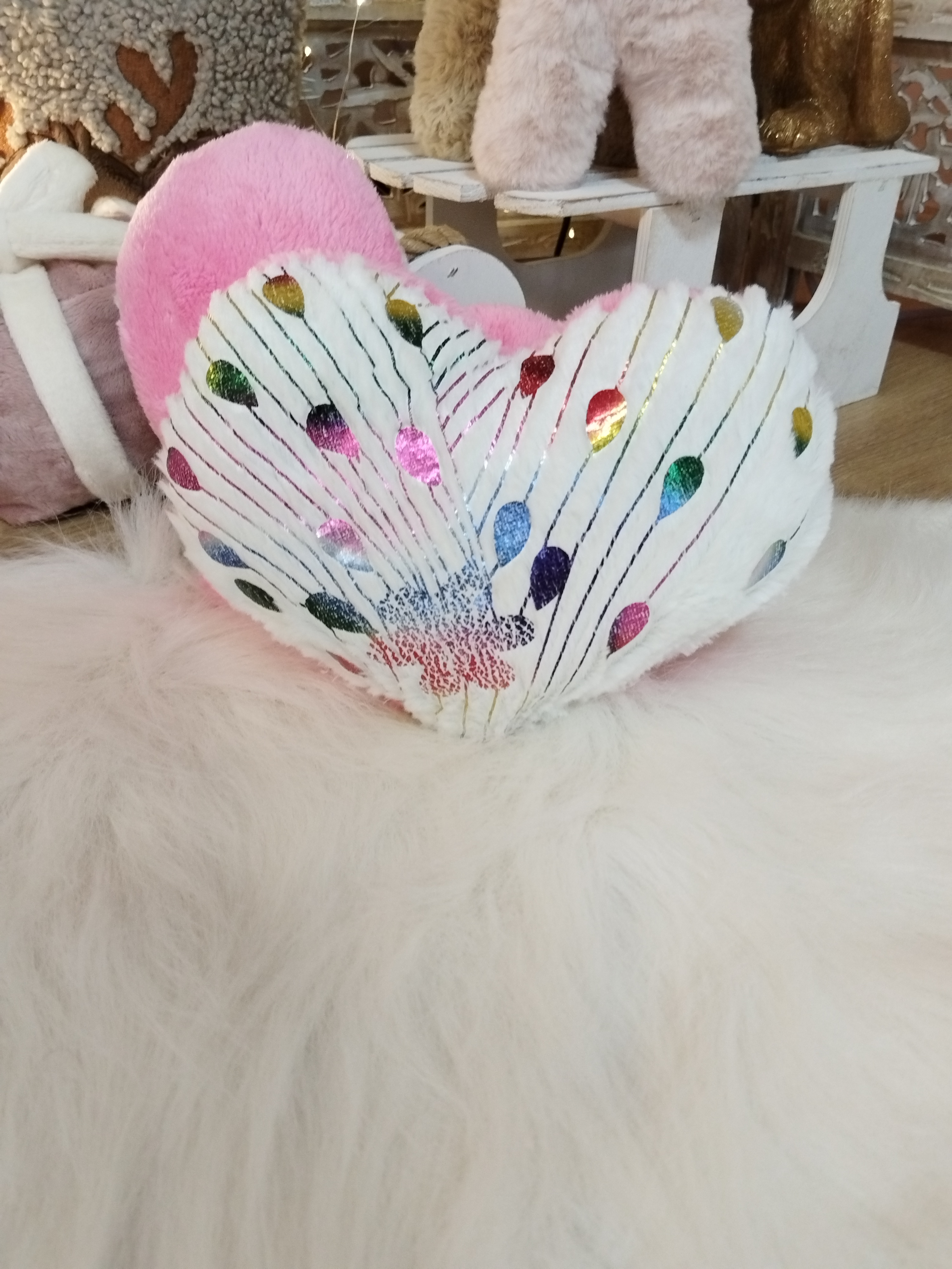 Coussin Coeur – Plume