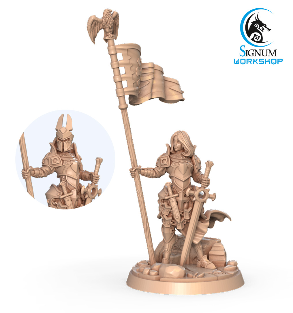 Rena Scilia the Standard Bearer - Signum workshop