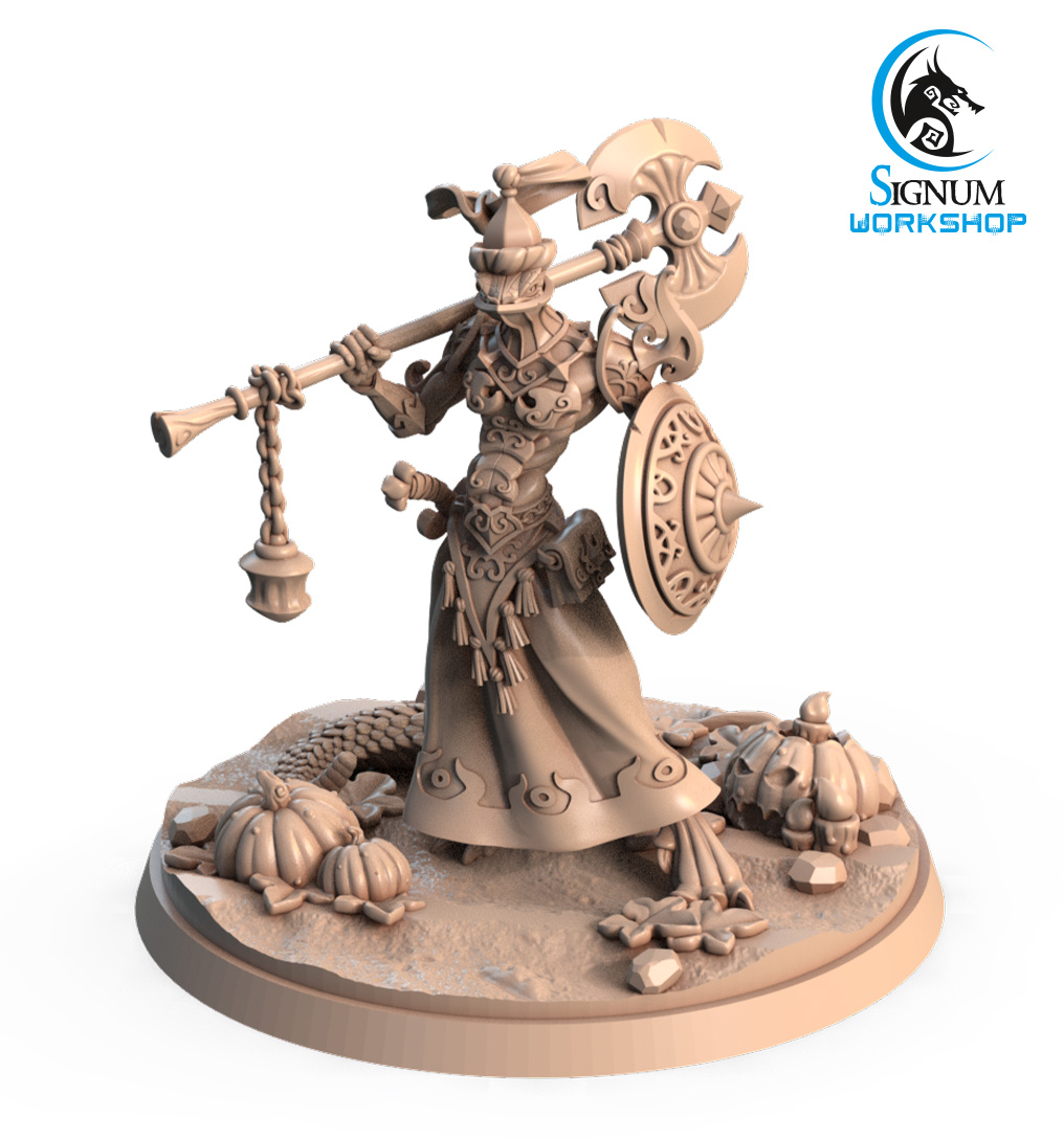 Vistash, the Ophidian Knight - Signum Workshop