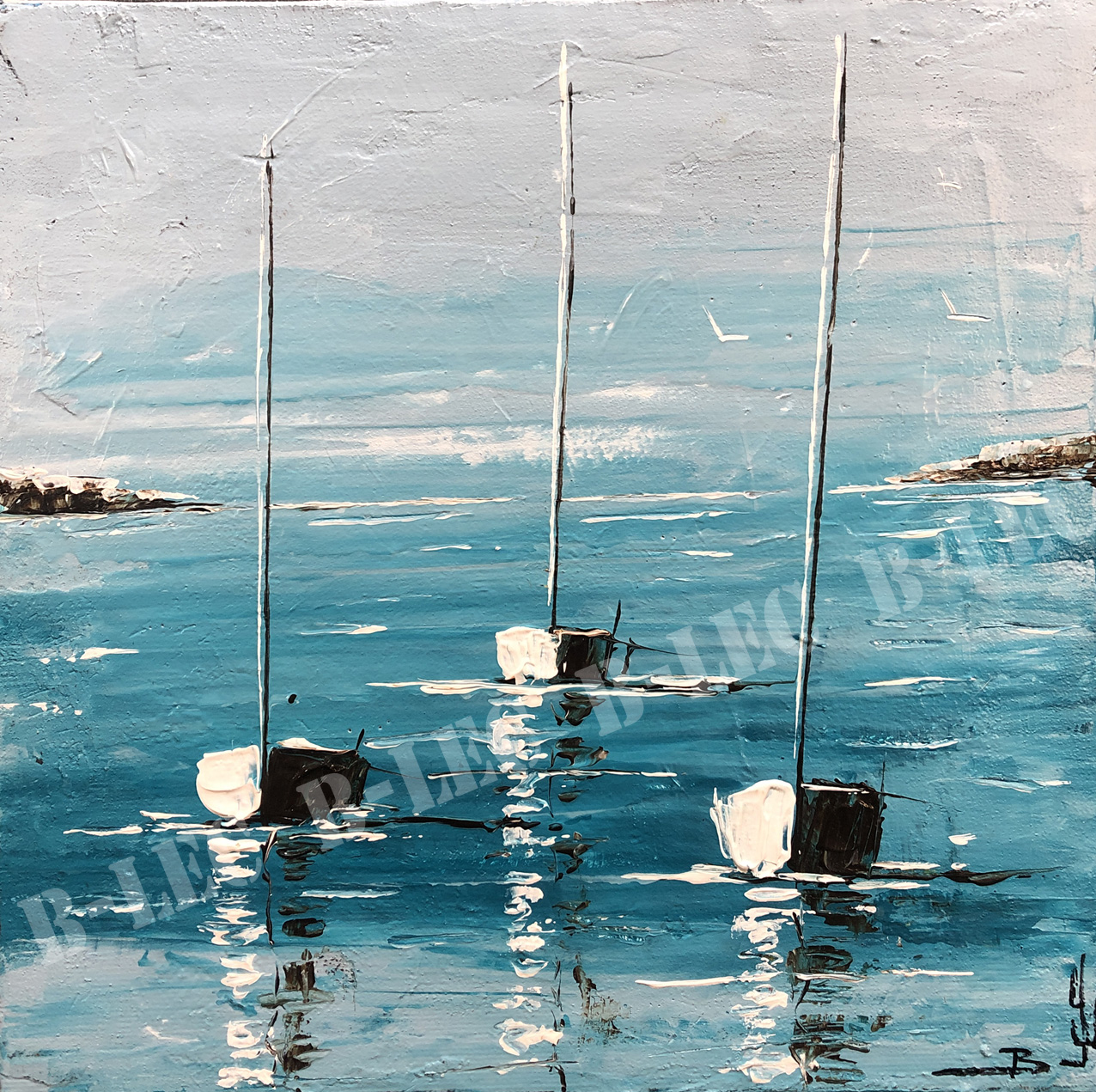 ..Bateaux sur mer calme