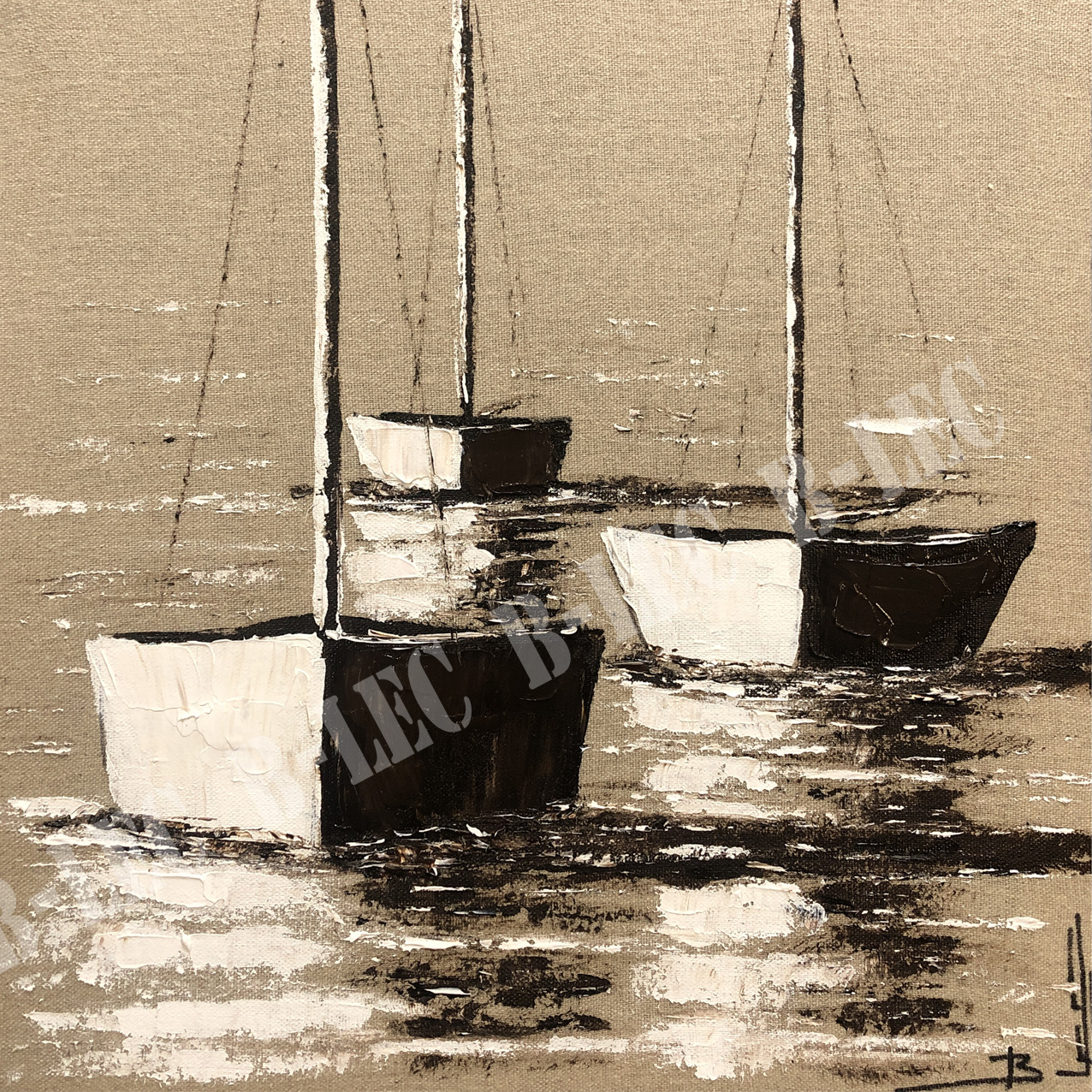 Bateaux blancs 