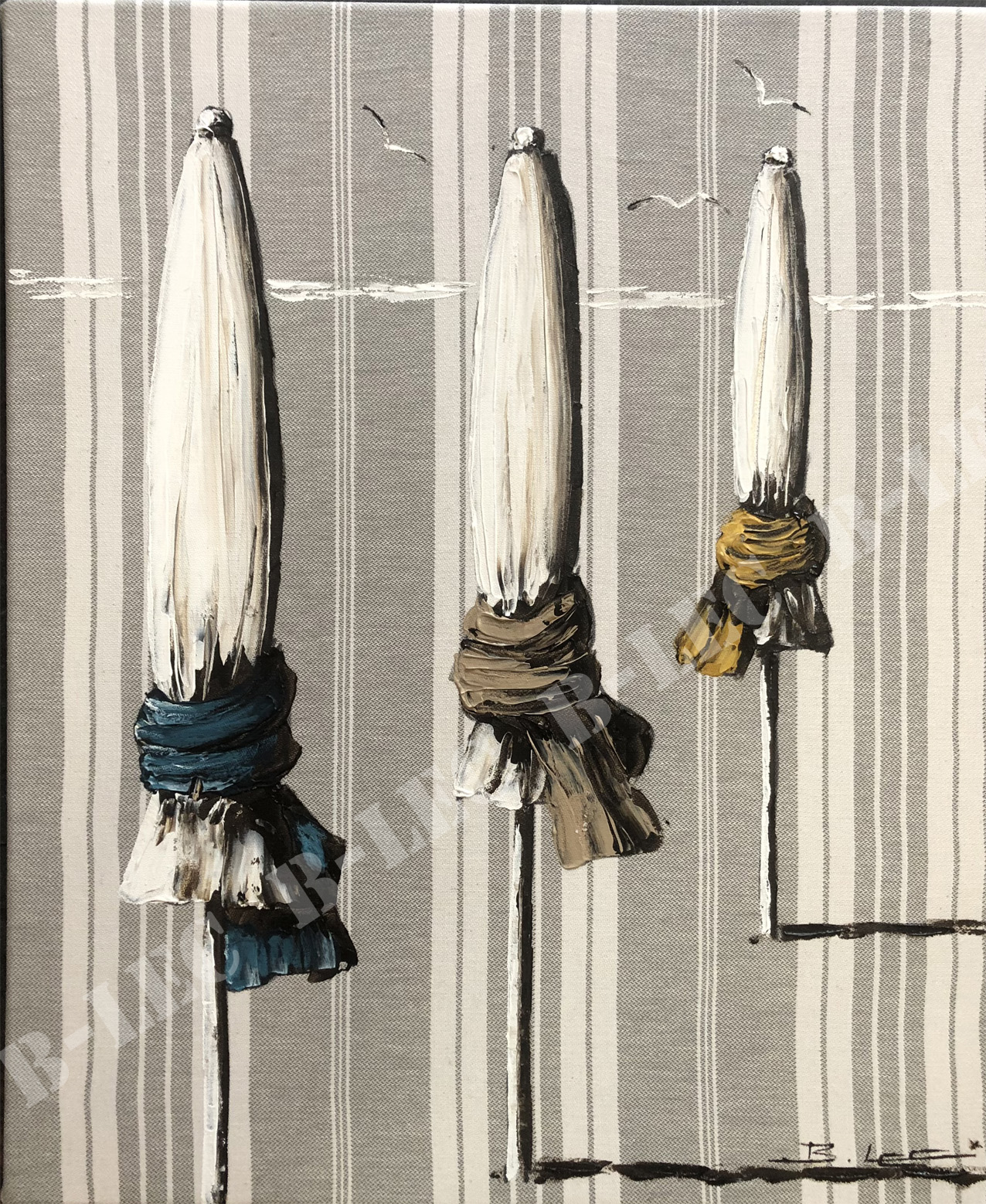 ...Les parasols sur toile à matelas