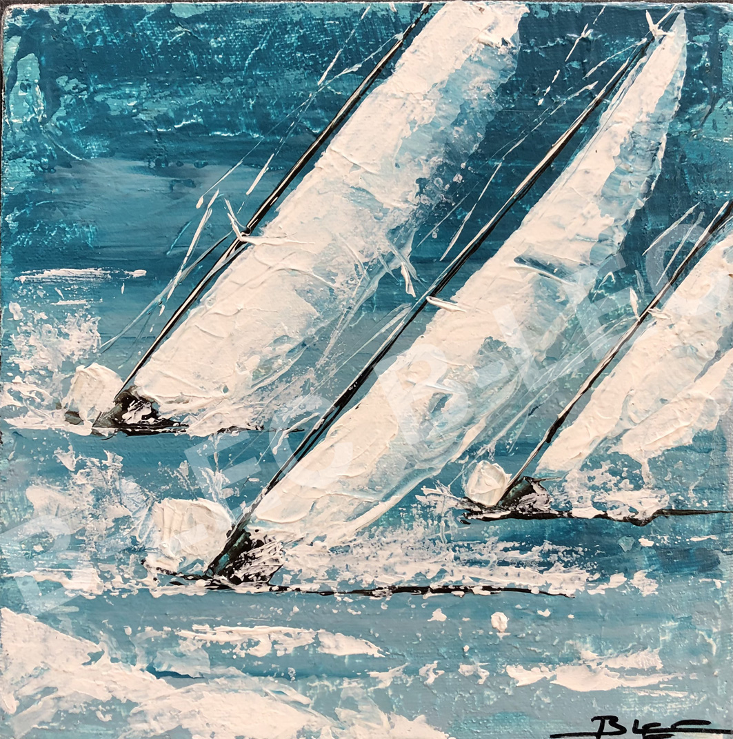 .Les voiles blanches